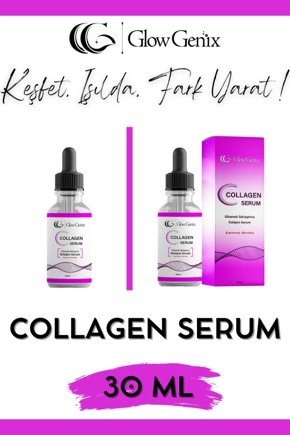 Glow Genix Collagen Serum | Glowgenix Kolajen Serum | 30 ml