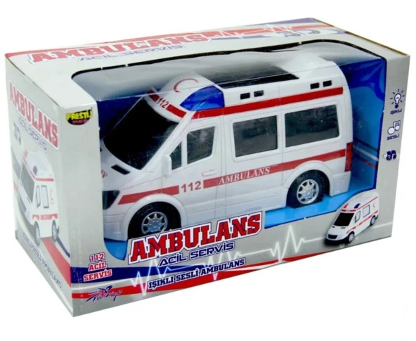 Prestij Ambulans Arabası Sesli Ve Işıklı