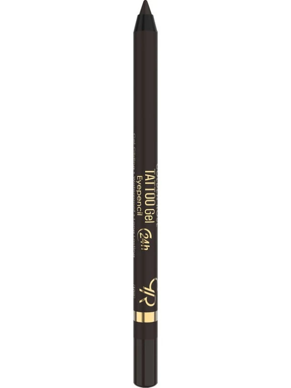 Golden Rose Tattoo Gel Eye Pencil Waterproof - Suya Dayanıklı Jel Göz Kalemi Siyah ürün görseli 1