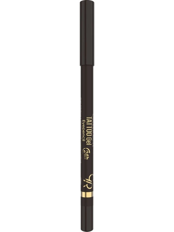 Golden Rose Tattoo Gel Eye Pencil Waterproof - Suya Dayanıklı Jel Göz Kalemi Siyah - Resim 2