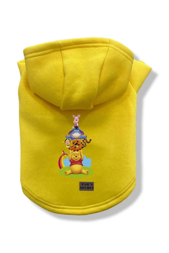 Köpek Kıyafeti Köpek Sweatshirt Hoodie Köpek Ürünleri Kedi Kıyafeti - Winnie The Pooh