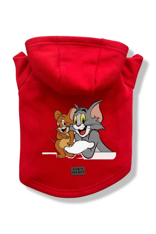 Köpek Kıyafeti Köpek Sweatshirt Hoodie Köpek Ürünleri Kedi Kıyafeti - Tom Ve Jerry