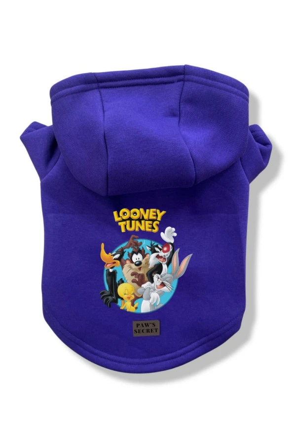 Köpek Kıyafeti Köpek Sweatshirt Hoodie Köpek Ürünleri Kedi Kıyafeti - Looney Tunes