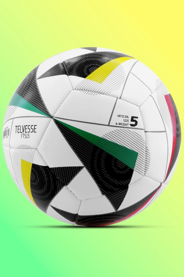 Telvesse Futbol Topu Yeni Sezon 2024 Avrupa Pompalı Sert Zemin Halı Saha Futbol Topu No:5 FT515 - Resim 6