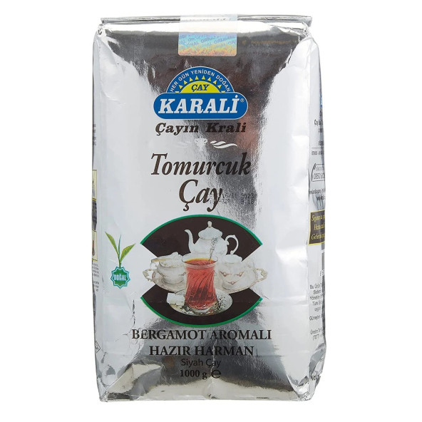 KARALİ ÇAY TOMURCUK SİYAH BERGOMAT AROMALI 1000 GR - 2