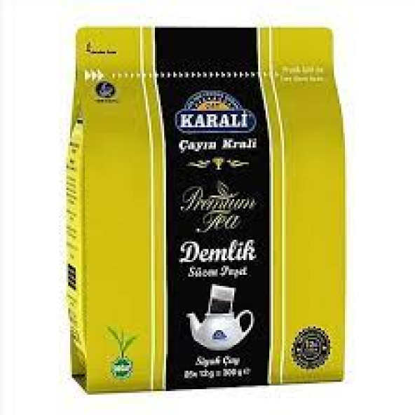 KARALİ PREMİUM DEMLİK POŞET ÇAY 25X12: 300GR