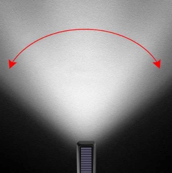 Güneş Enerjili Usb Şarjlı Bisiklet Lambası Solar Fener Ön Far Işık Aydınlatma Kornalı Kırmızı - 3