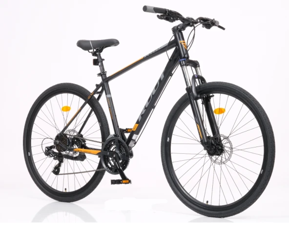 28J RUUT LEGENT 2.0 21V HD ŞEHİR BİSİKLETİ - SİYAH TURUNCU - 51 KADRO - 3