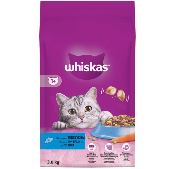 Whiskas Ton Balıklı Yetişkin Kedi Maması 3,8 Kg