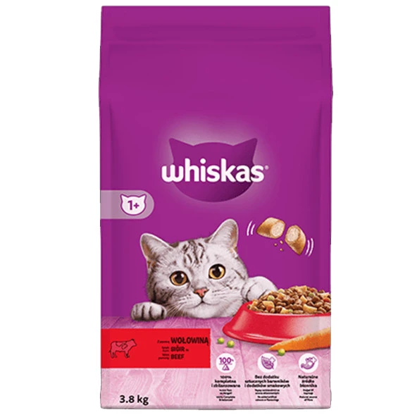 Whiskas Biftekli Yetişkin Kedi Maması 3,8 Kg