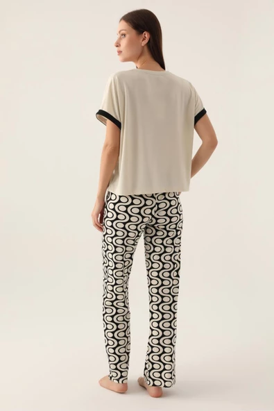 ARNETTA 02893S BYN KK PİJAMA TK - Resim 3