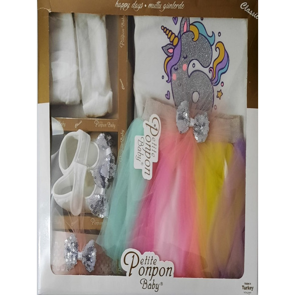 Ponpon kız mevlüt tütü seti - 7