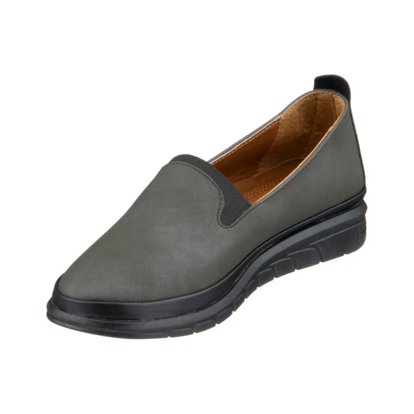 Yeşil Siyah Lastik Detaylı Kadın Ayakkabı - 5