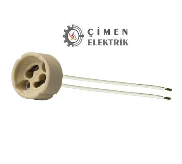 50 ADET Noas YL91 0010 Gu-10 Ampül Duyu 12cm Kablolu