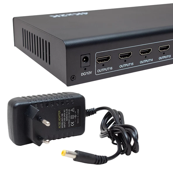 POWERMASTER PM-4262 4KX2K 16 PORT 1080P 3D 16LI HDMI DAĞITICI - 5
