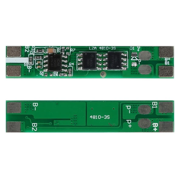 Ayt 3S 11.1 Volt 5 Amper 18650 Şarj Deşarj Koruma Kartı - 5