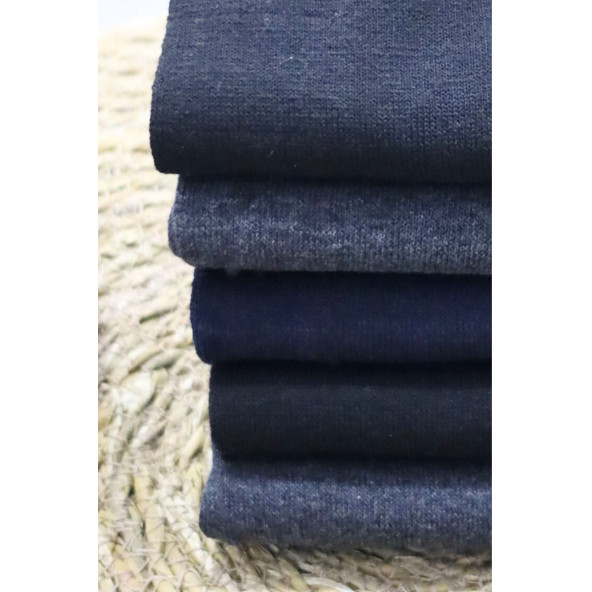 5 Adet Yazlık Penye Erkek Orta Uzun Çorap Parfümlü - 2