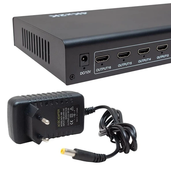 POWERMASTER PM-4262 4KX2K 16 PORT 1080P 3D 16LI HDMI DAĞITICI - 8