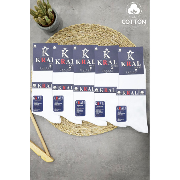 5 Adet Yazlık Penye Erkek Orta Uzun Çorap Parfümlü - 2