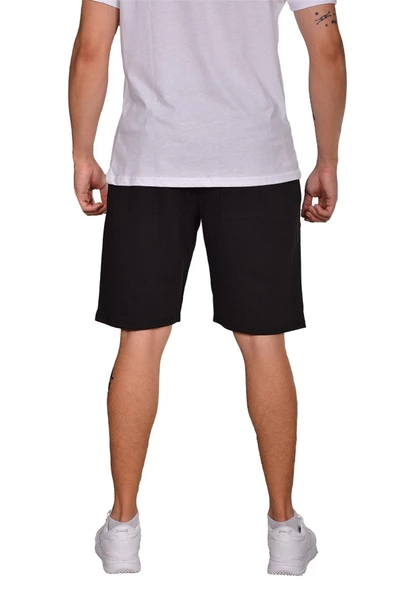 Diadora Mesa - Pamuklu Siyah Spor Şort - DIADORAMESA - 4