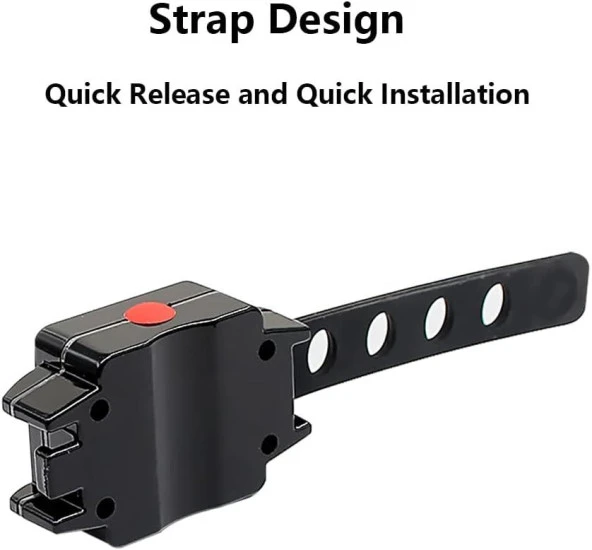 Forte Gt 6169 Bisiklet Arka Işık 3 Modlu 120 Lümen USB Şarjlı Güçlü Arka Stop - 4