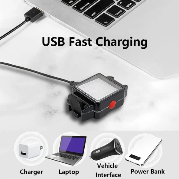 Forte Gt 6169 Bisiklet Arka Işık 3 Modlu 120 Lümen USB Şarjlı Güçlü Arka Stop - 5