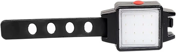 Forte Gt 6169 Bisiklet Arka Işık 3 Modlu 120 Lümen USB Şarjlı Güçlü Arka Stop - 6