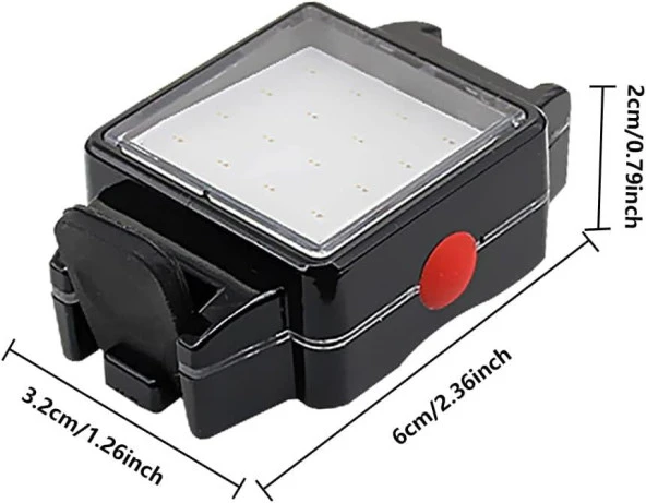 Forte Gt 6169 Bisiklet Arka Işık 3 Modlu 120 Lümen USB Şarjlı Güçlü Arka Stop - 9
