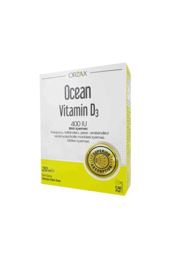 Ocean Vitamin D3 400 IU Oral Sprey 20 ml