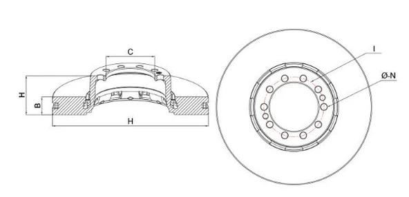 FREN DISKI ON RENAULT MIDLUM 220 040 05 5010525014 - 2