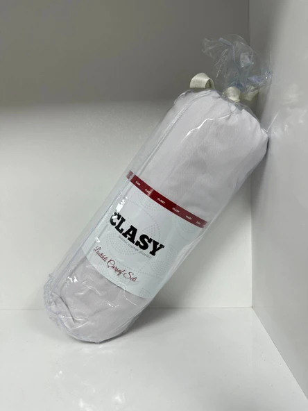 Clasy Ranforce Lastikli Çarşaf Seti Tek Kişilik Düz Gri - 2