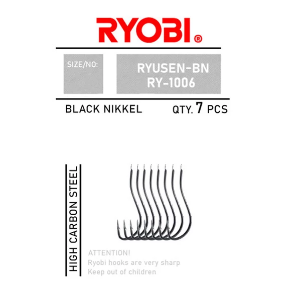 Ryobi Ryusen BN RY-1006 Tekli Olta İğnesi  3 No - 12 Adet - Resim 2