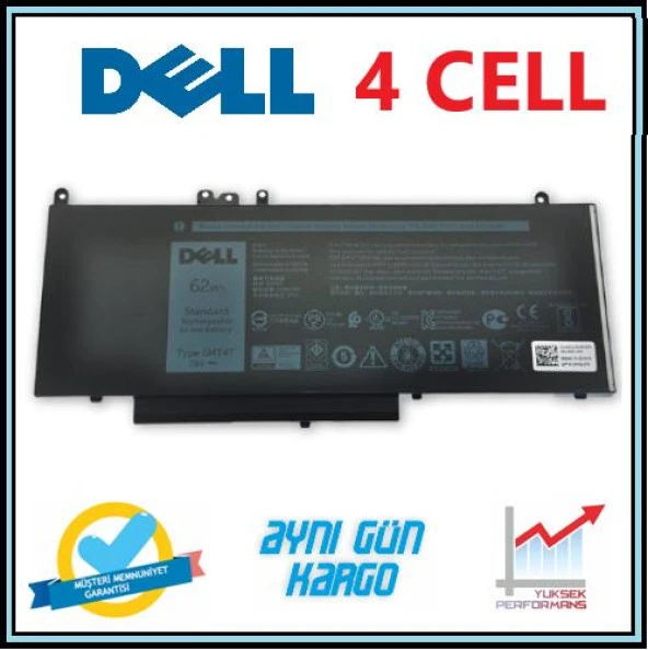Dell Latitude N007LE5270U12EMEAW Batarya Pil Orjinal ürün görseli 1