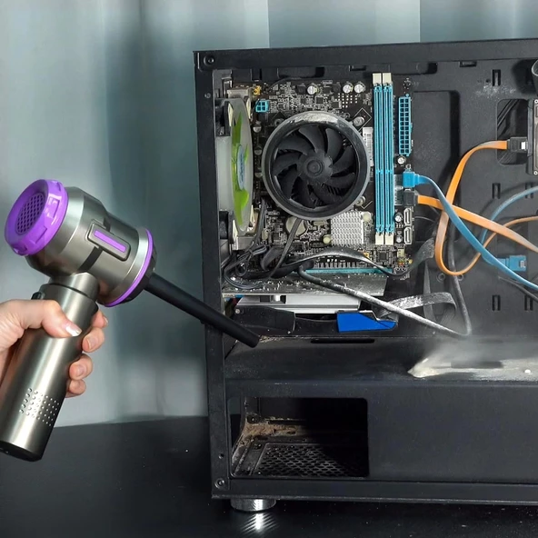 Auhma AHV-01 Kablosuz Taşınabilir Araç İçi El Süpürgesi | 15000PA Güçlü Vakum - 4