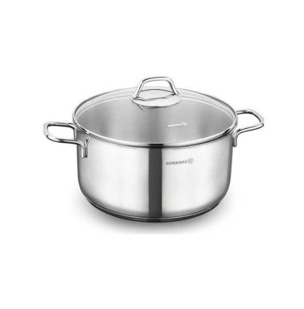 Korkmaz A1572 Perla 28*14 cm Derin Çelik Tencere