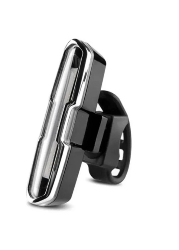 6017-Mavi Kırmızı Çakarlı Usb Şarjlı Bisiklet Stop Lambası