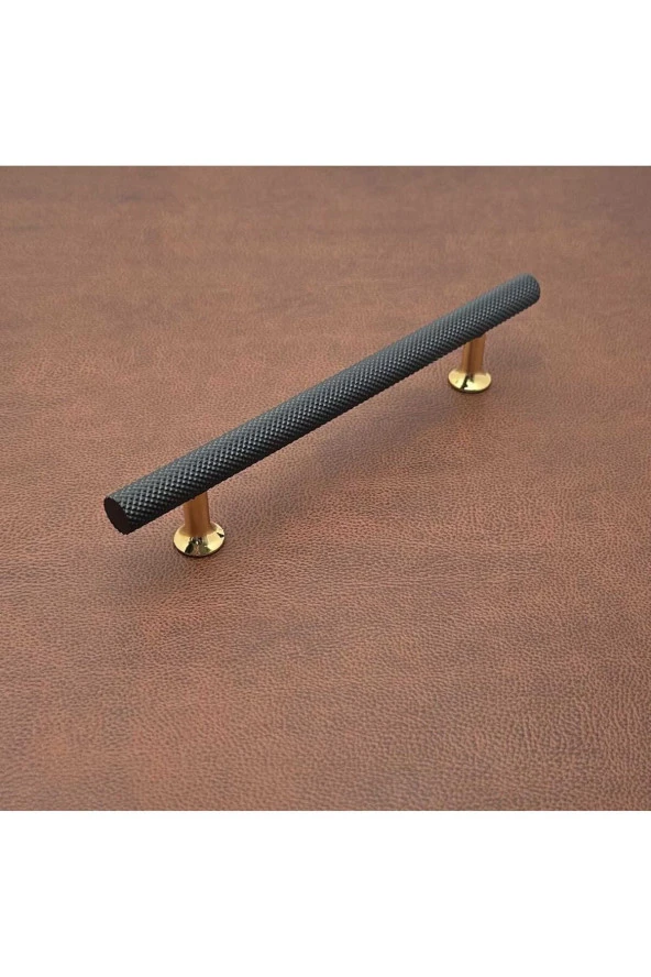 Doruk Siyah Gold Tv Ünitesi Vestiyer Yatak Odası Mutfak Dolap Çekmece Kulpu 160 Mm (16 Cm) 20 Adet - Resim 3