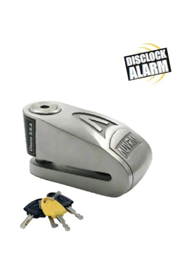 Auvray B-Lock 14 Sra Sertifikalı Çelik Alarmlı Disk Motosiklet Kilidi 14 Mm 120db 780-BLA14ICAUV