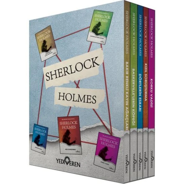 Polisiye Romanlarının İlhan Kaynağı Sherlock Holmes Kutulu Set  5 Kitap/Sır Arthur Conan Doyle /Yediveren