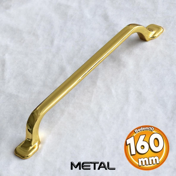 Zümre Kulp Mobilya Mutfak Dolabı Çekmece Dolap Kulpları Kulbu Kapak Kulpu 160 mm Gold Altın