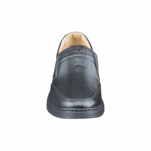 Siyah Dikiş Detaylı Erkek Ayakkabı - 4