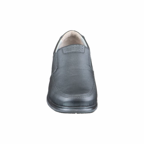 Siyah Baskılı Deri Erkek Ayakkabı - 4