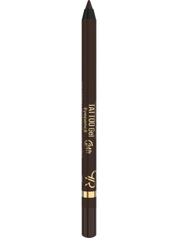 Golden Rose Tattoo Gel Eye Pencil Suya Dayanıklı Jel Göz Kalemi 102 Koyu Kahve