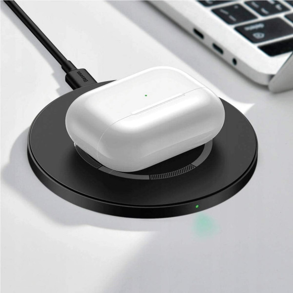 Baseus Simple Mini 15 W MagSafe Kablosuz Şarj Cihazı - 4