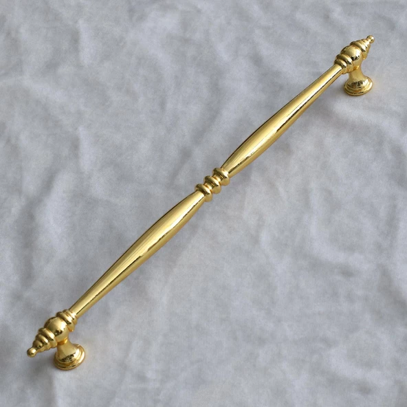 Petek Lüx 224 Mm Gold Altın Mobilya Mutfak Dolabı Çekmece Dolap Kulpu Kulpları Kulp Kulbu Metal - 2