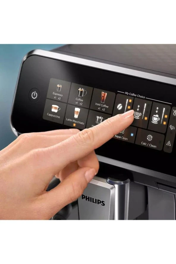 Philips LatteGo EP3347/90 Tam Otomatik Espresso Makinesi Tek dokunuşla 6 çeşit Sıcak ve Soğuk içecek - 3