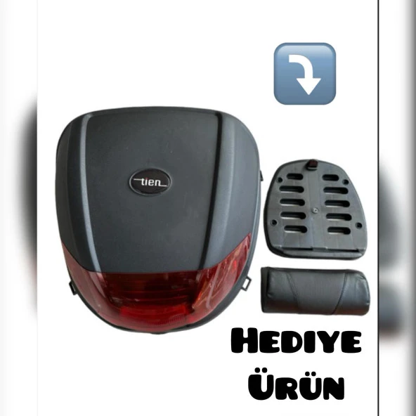 BİKE SKY TİEN 32 LT MOTOSİKLET ARKA ÇANTA (( 2024 YENİ ÜRETİM YENİ MODEL )) SIRT DAYAMA ÇANTA YASTIĞI HEDİYELİ ürün görseli 1
