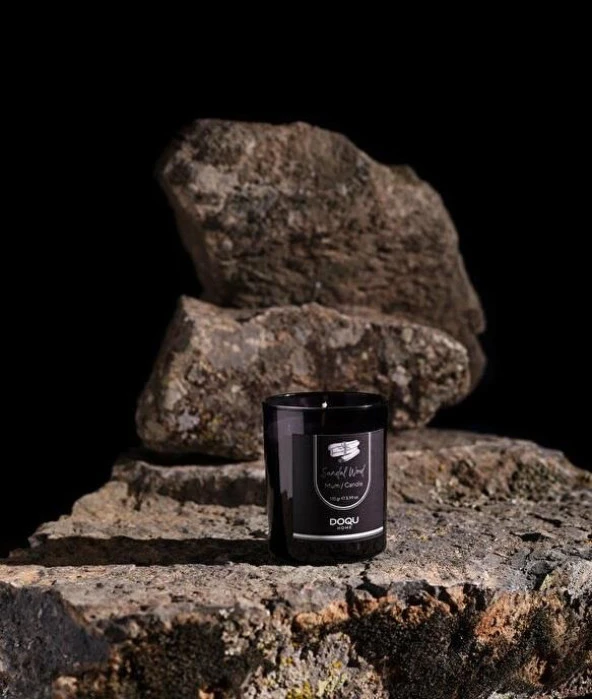 Doqu Home Sandal Wood Kokulu Mum Saydam - 170 gr - 2