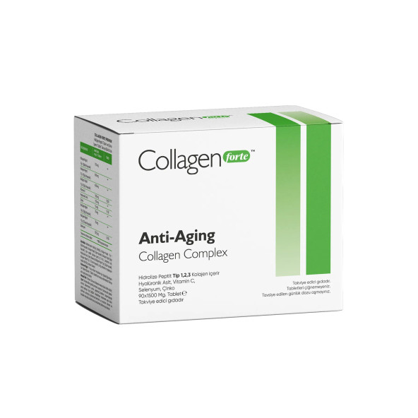 Collagen Forte Platinum Anti-Aging Kolajen Complex & Multivitamin 1500 mg x 90 Tablet - 3