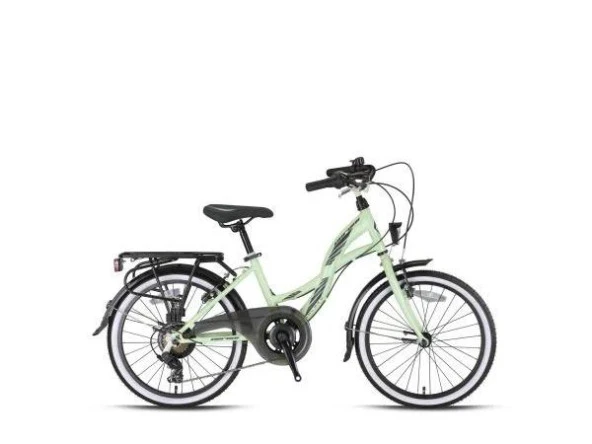 Kron Geroni Galaxy 20 jant 7 vites v fren mint yeşili-siyah çocuk bisikleti